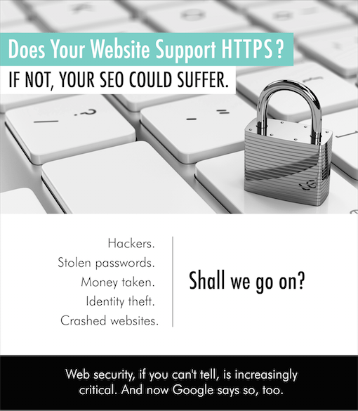 Https to help with search engine optimization strategy.