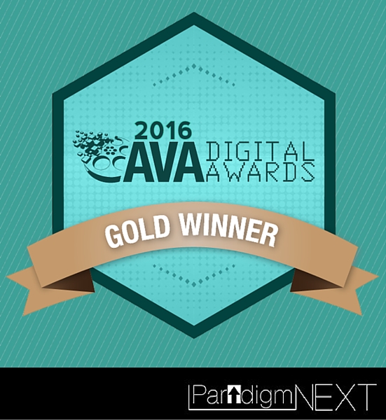 ParadigmNEXT Named AVA Gold Winner for K Alpha Client